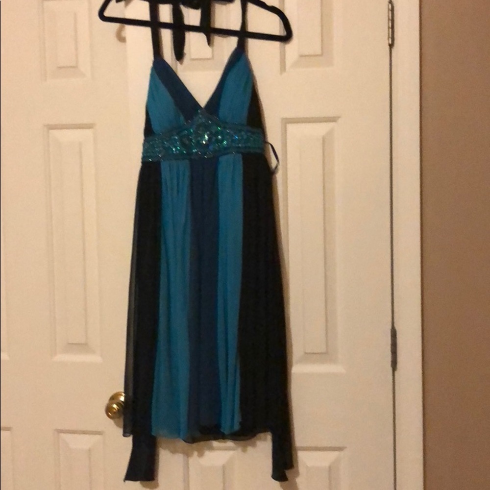 Halter cocktail dress, intrigue size M